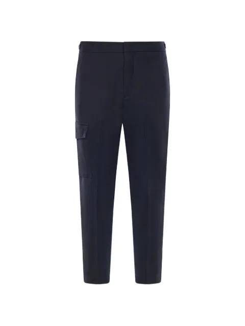 welt-pocket trousers by BE ABLE