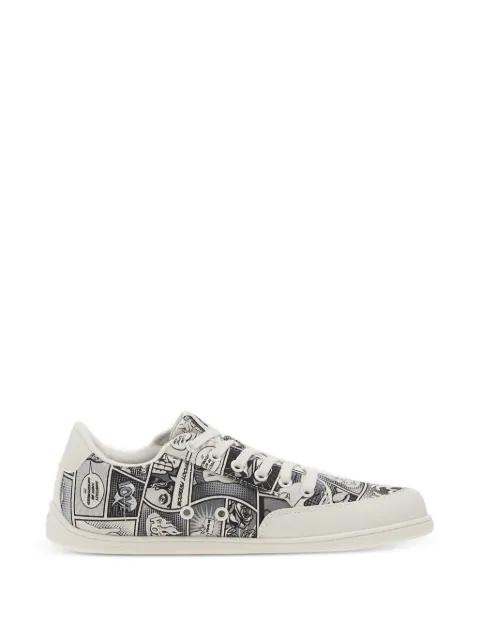 comic-book print sneakers by BE LENKA