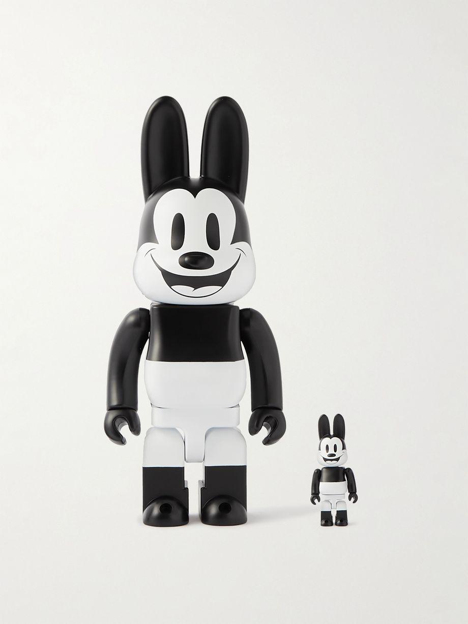 + Oswald the Lucky Rabbit 100% + 400% Printed PVC Figurine Set by BE@RBRICK