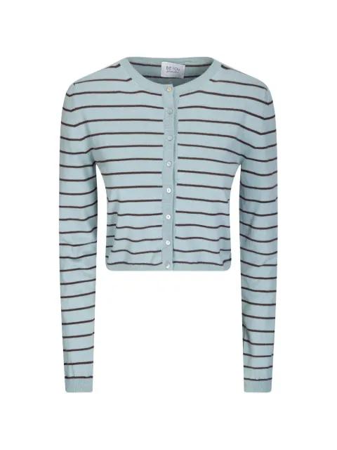 striped cardigan by BE YOU