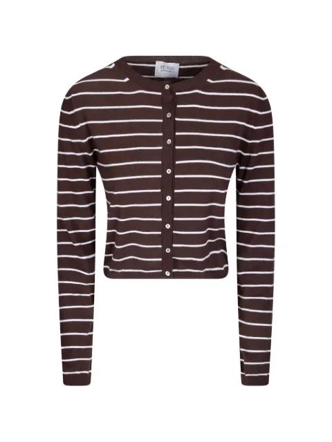 striped cardigan by BE YOU