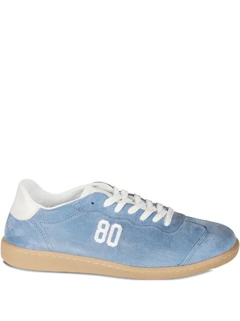 logo-detail suede sneakers by BE980