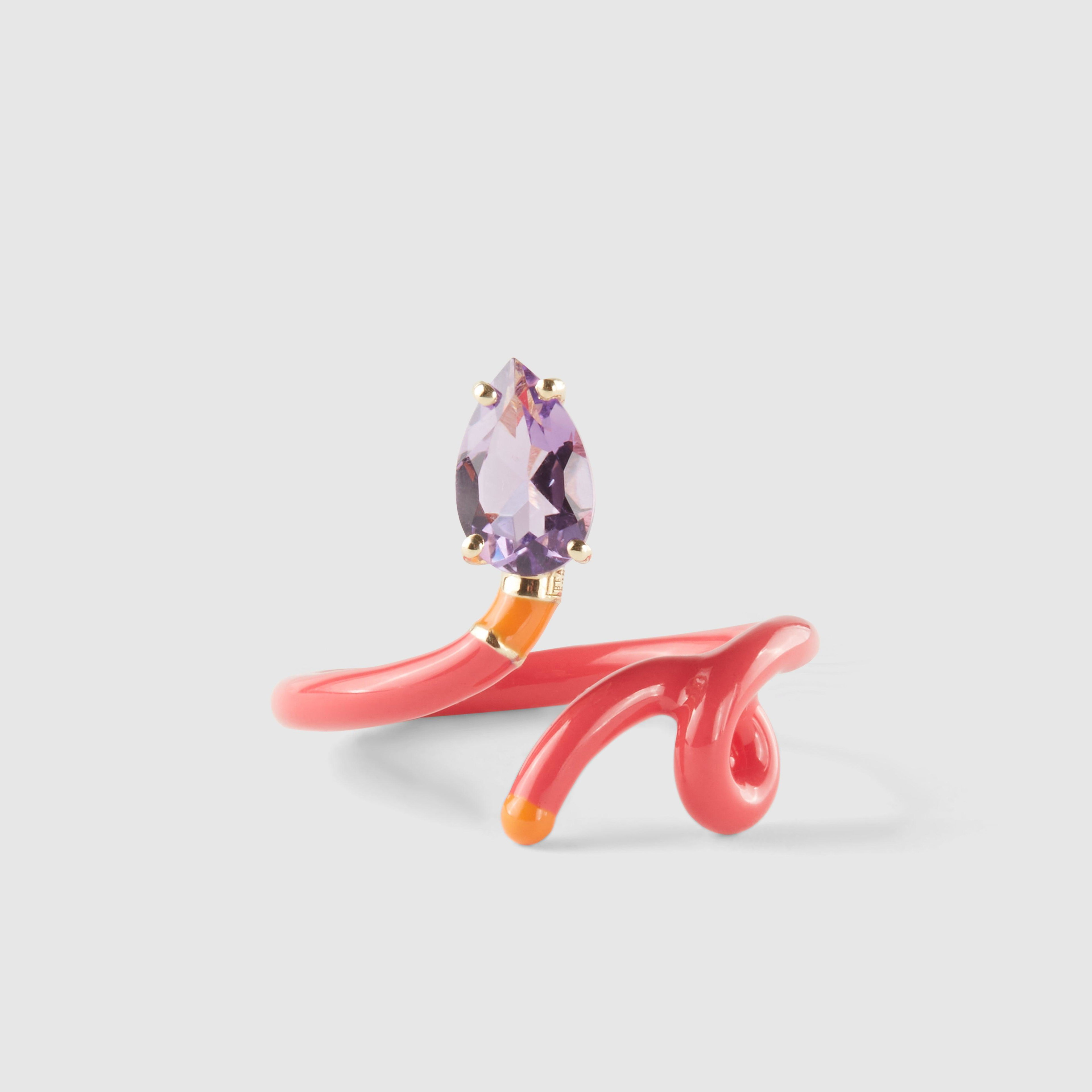 BEA BONGIASCA - Baby Vine Head To Toe Ring - (Ras/Ora) by BEA BONGIASCA