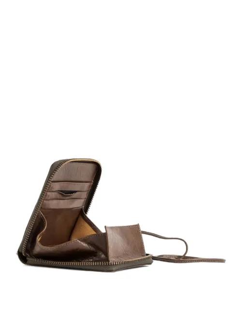 zip-fastening leather wallet by BEA MOMBAERS