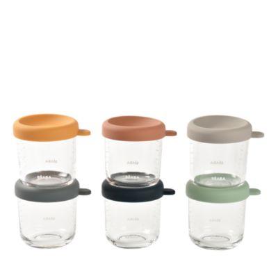 6 Pack Glass Baby Food Jars by BEABA