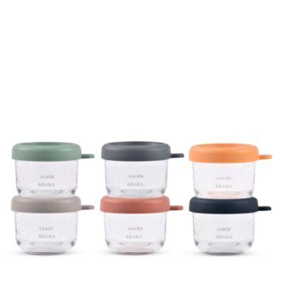 6 Pack Glass Baby Food Jars by BEABA