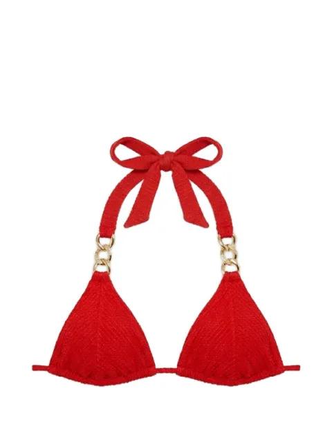 Raja Skimpy chain-link bikini top by BEACH BUNNY