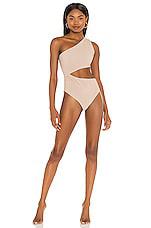 BEACH RIOT Celine One Piece in Tan by BEACH RIOT