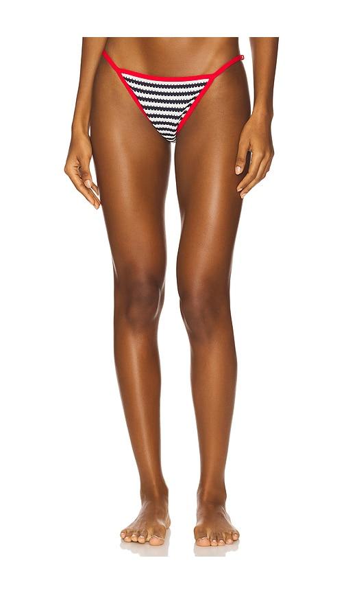 BEACH RIOT Chloe Bikini Bottom in Navy by BEACH RIOT