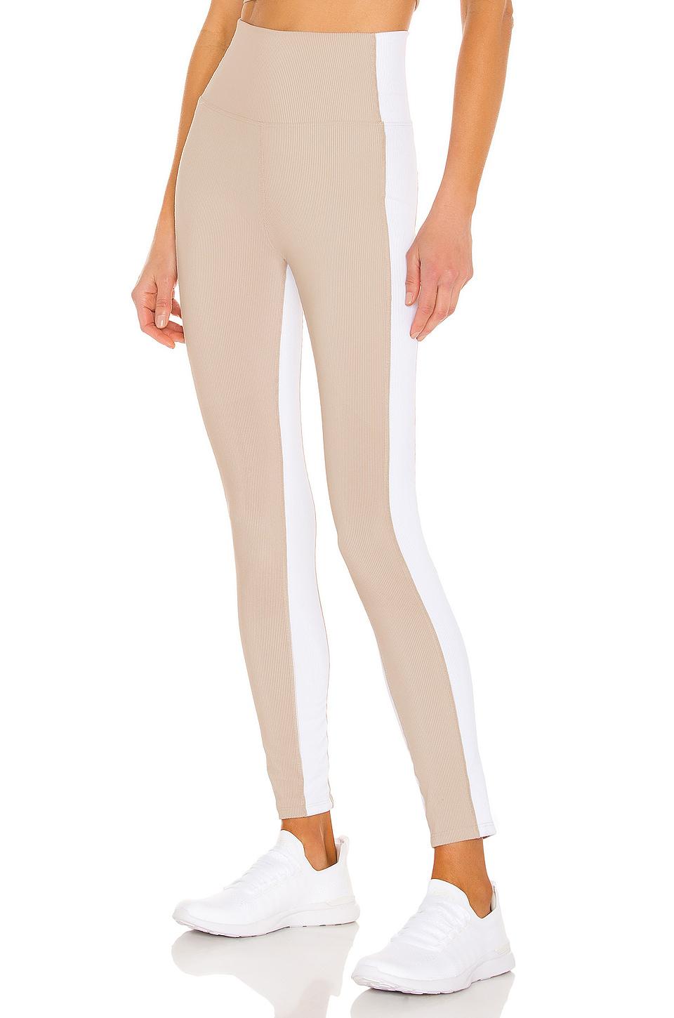 BEACH RIOT Colorblock Legging in Taupe by BEACH RIOT