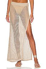 BEACH RIOT Deborah Skirt in Tan by BEACH RIOT