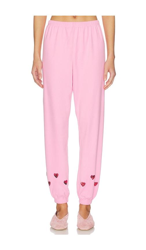 BEACH RIOT Georgie Sweatpants in Pink by BEACH RIOT