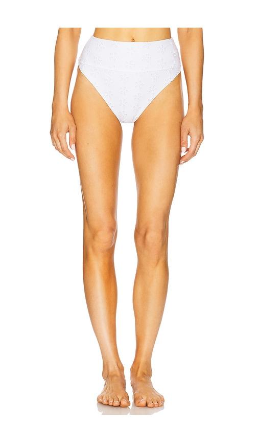 BEACH RIOT Hazel Bikini Bottom in White by BEACH RIOT