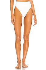 BEACH RIOT Highway Bikini Bottom in White by BEACH RIOT