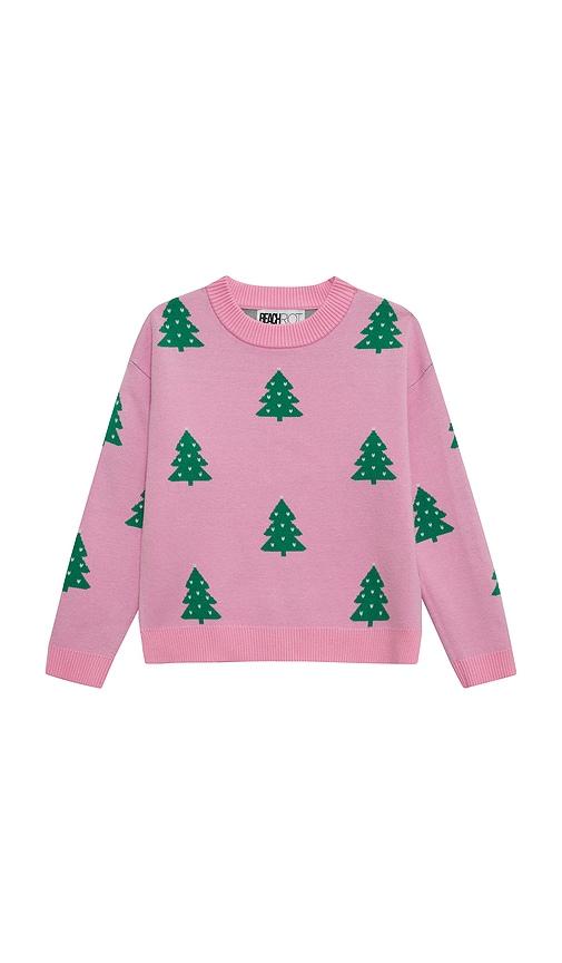 BEACH RIOT Kids Little Callie Sweater in Pink by BEACH RIOT
