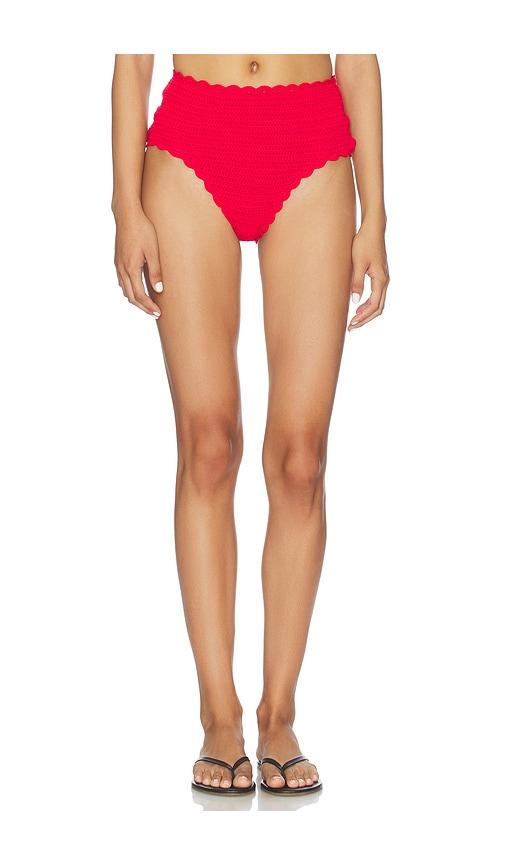 BEACH RIOT Kirby Bikini Bottom in Red by BEACH RIOT