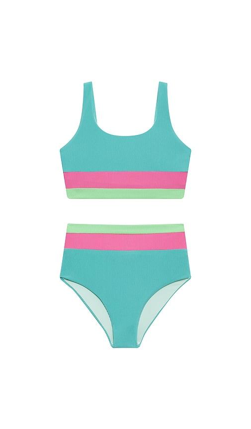 BEACH RIOT Little Mackenzie And Heidi Set in Blue by BEACH RIOT
