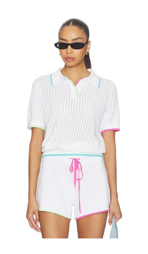 BEACH RIOT Sia Top in White by BEACH RIOT