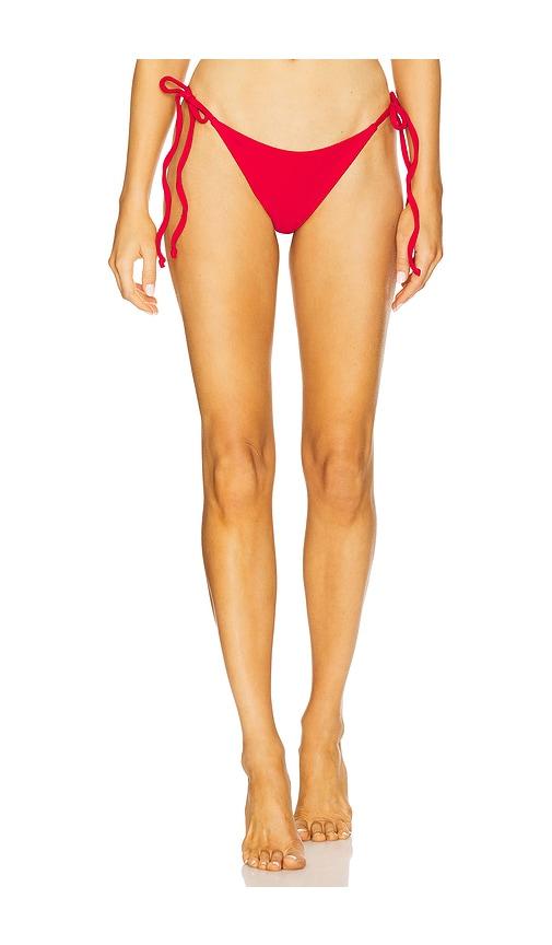BEACH RIOT Soleil Bikini Bottom in Red by BEACH RIOT