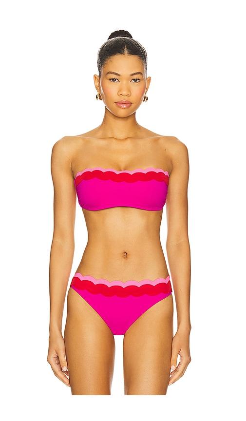 BEACH RIOT Sybil Bikini Top in Pink by BEACH RIOT