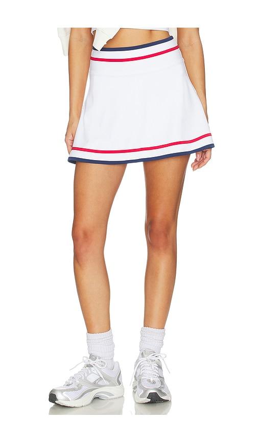 BEACH RIOT Tamara Skirt in White by BEACH RIOT