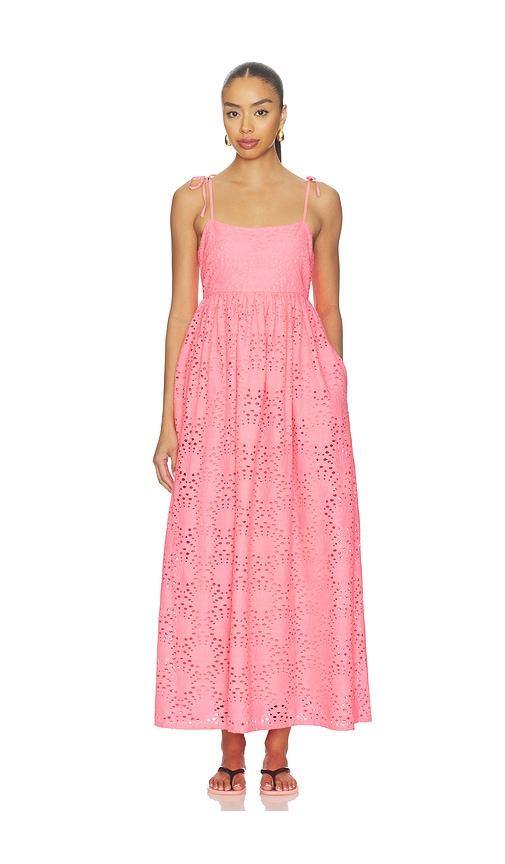 BEACH RIOT Valory Maxi Dress in Pink by BEACH RIOT