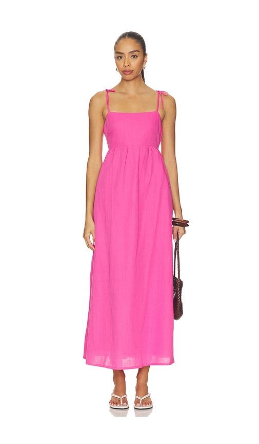 BEACH RIOT Valory Maxi Dress in Pink by BEACH RIOT