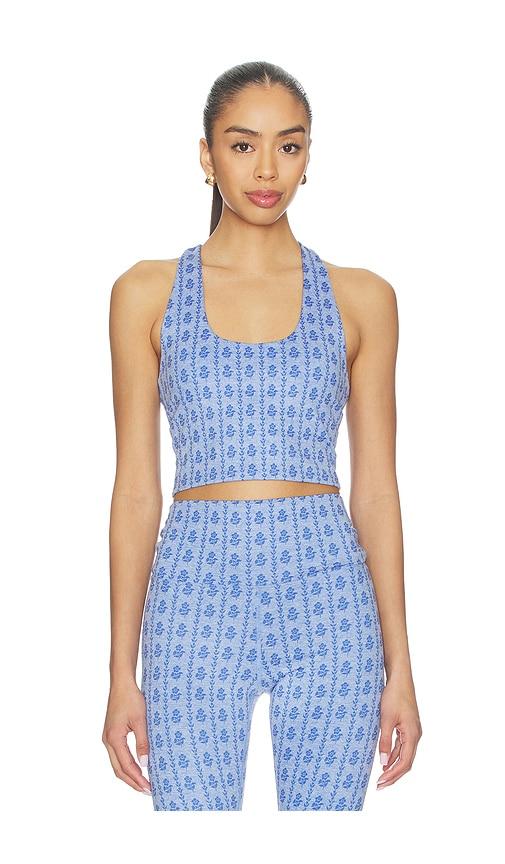 BEACH RIOT Yara Tank Top in Blue by BEACH RIOT
