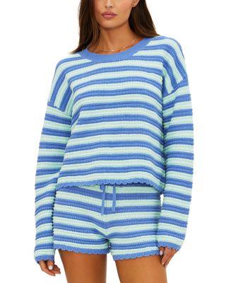 Striped Beach Sweater & Balboa Shorts by BEACH RIOT