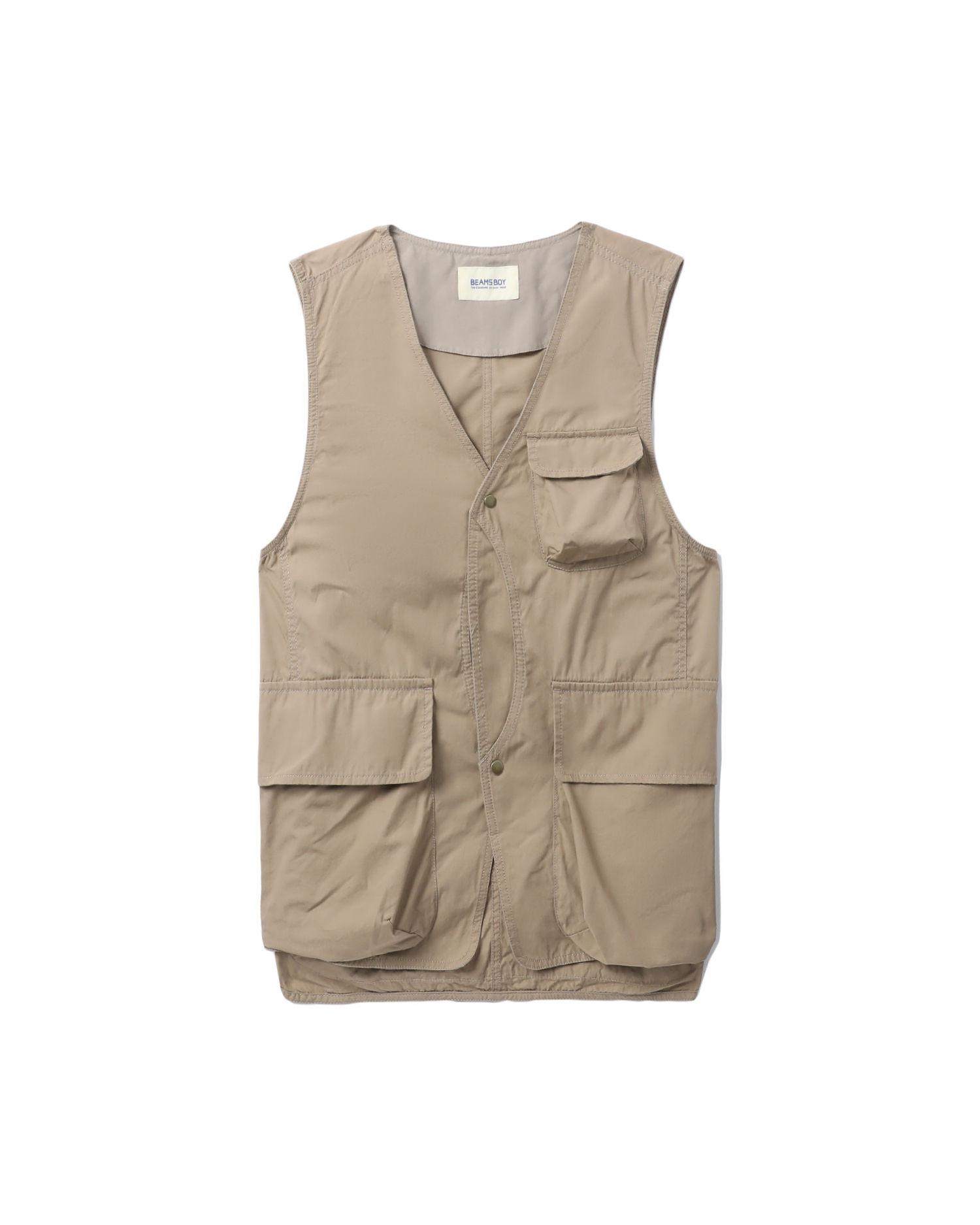 Utility cargo vest by BEAMS BOY