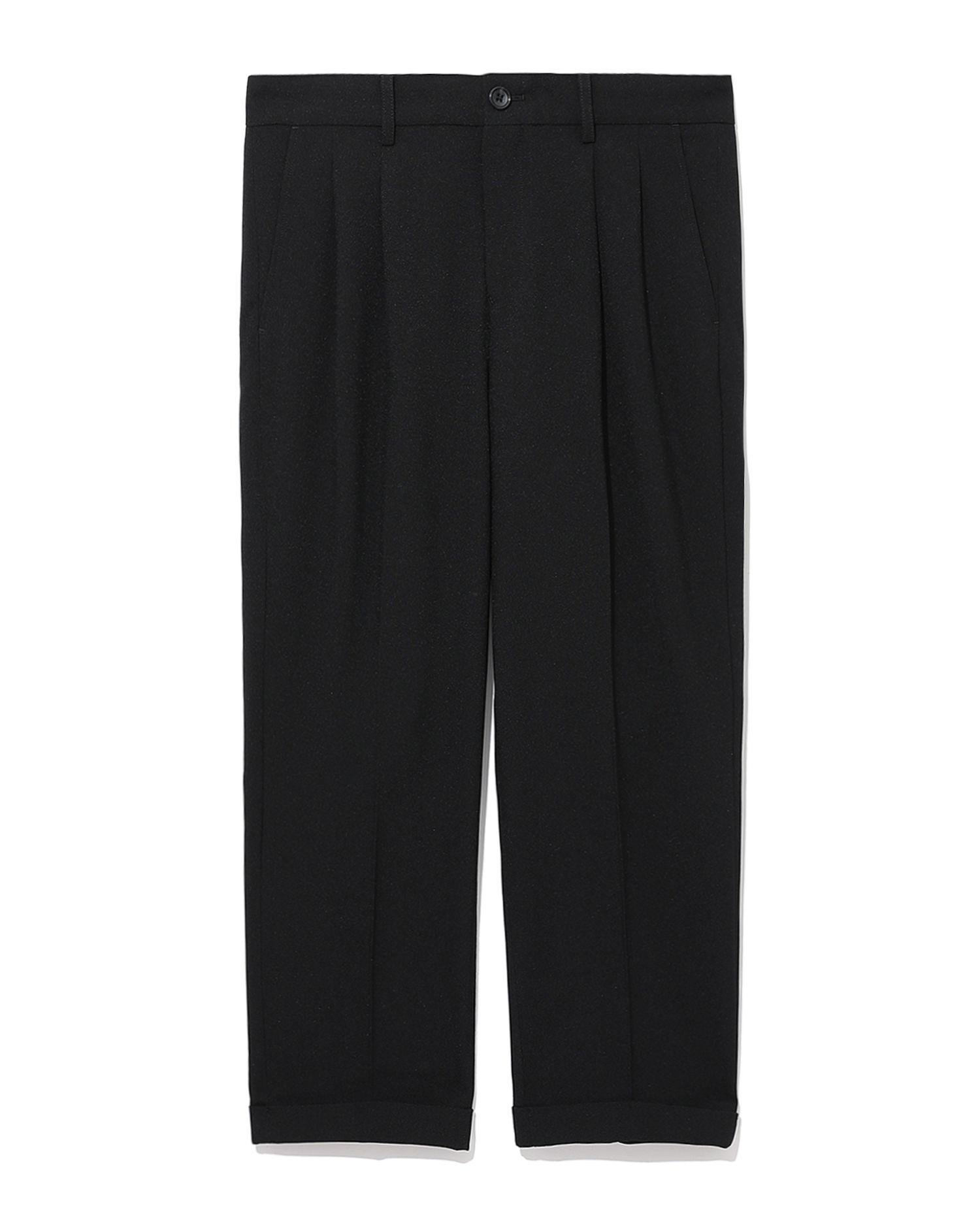 Front pleat pants by BEAMS