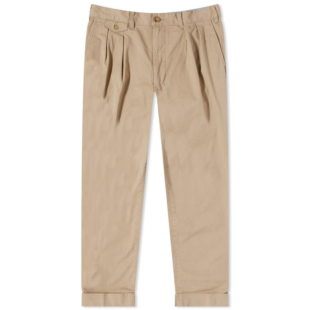 Beams Plus 2 Pleat Chino by BEAMS PLUS