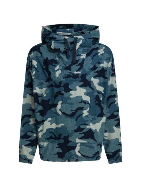 camouflage hoodie by BEAMS PLUS