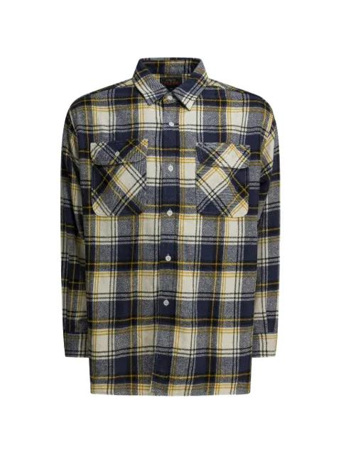 check chest-pocket shirt by BEAMS PLUS