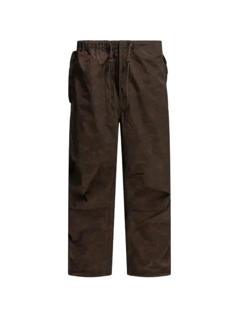 floral-print drawstring trousers by BEAMS PLUS