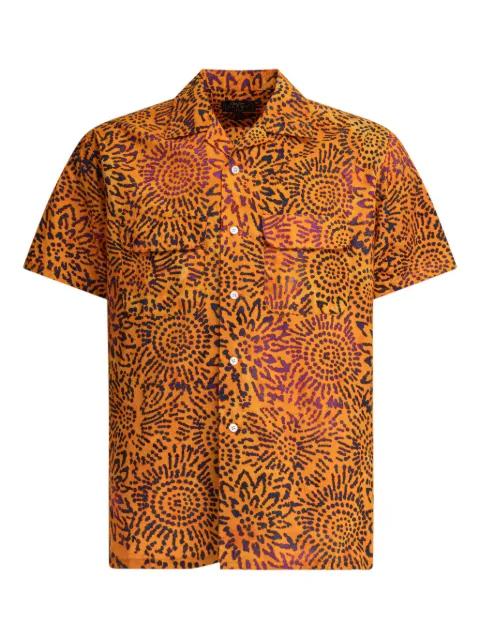 floral-print pocket shirt by BEAMS PLUS