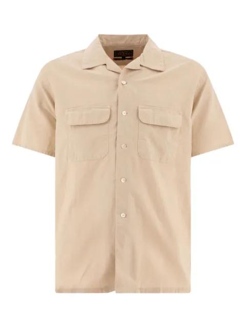 open-collar pocket shirt by BEAMS PLUS