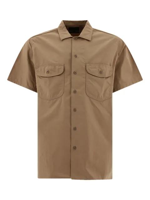 patch-pocket short-sleeve shirt by BEAMS PLUS