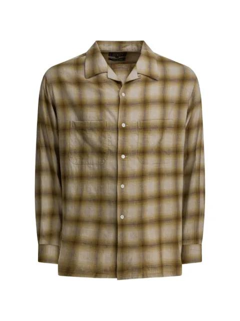 plaid-pattern shirt by BEAMS PLUS