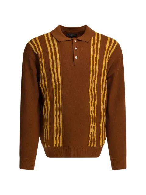 polo-collar sweater by BEAMS PLUS