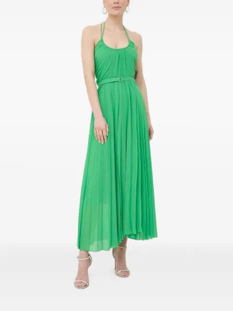 detachable-cape maxi dress by BEATRICE B