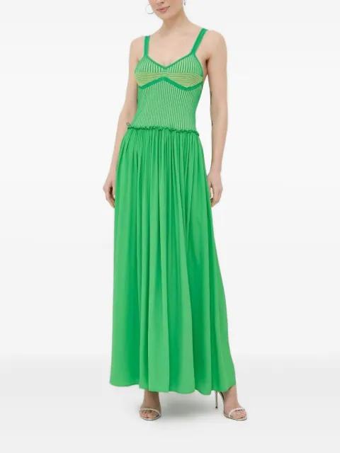 knitted-bodice maxi dress by BEATRICE B knitted-bodice maxi dress by BEATRICE B