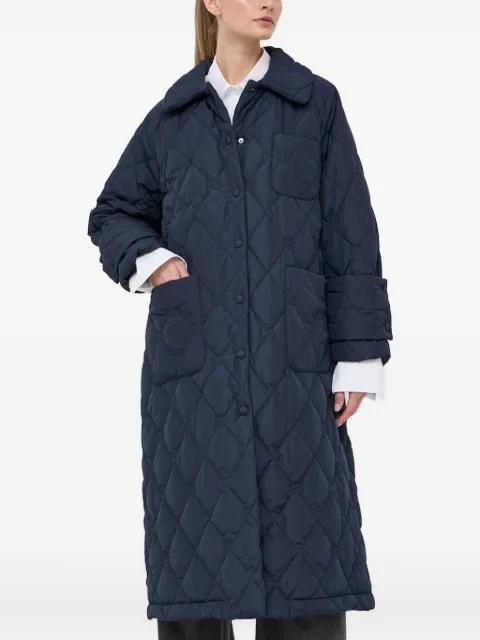quilted diamond-pattern coat by BEATRICE B