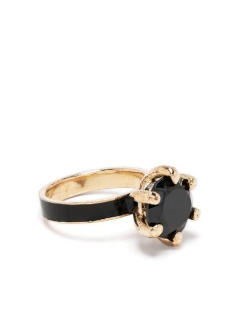 Mourning onyx ring by BEATRIZ PALACIOS