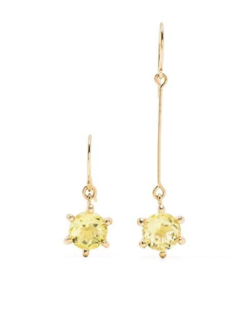 asymmetric-design drop earrings by BEATRIZ PALACIOS