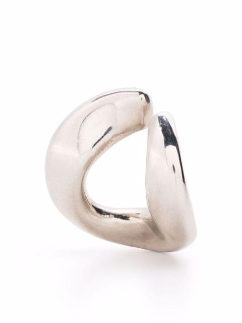 medium recycled sterling silver ear cuff by BEATRIZ PALACIOS