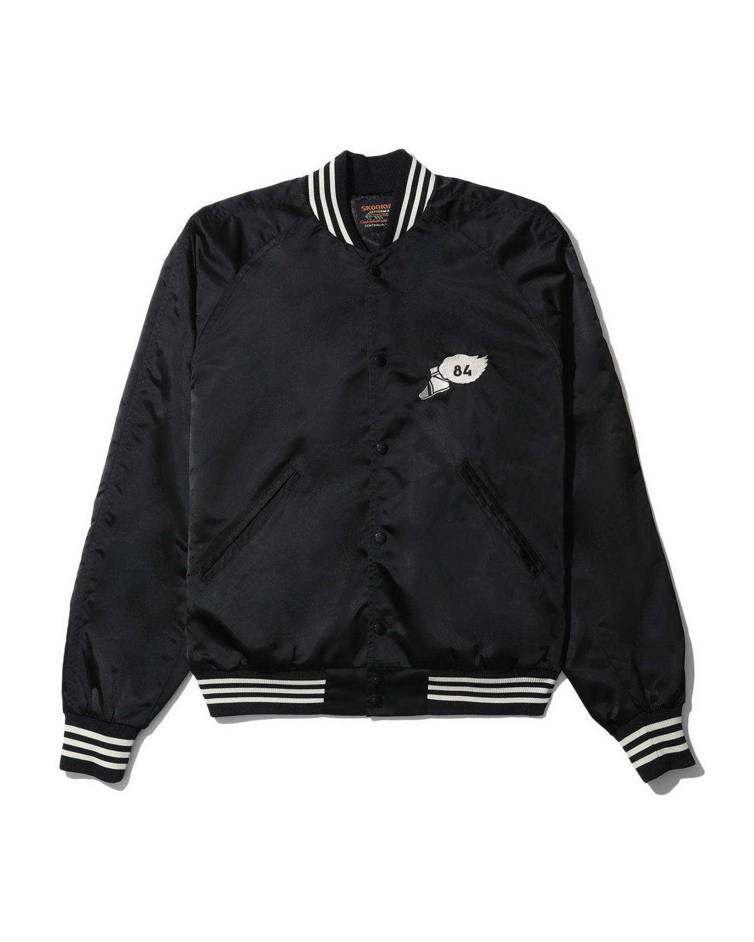 Embroidered baseball jacket by BEAUTY&YOUTH MONKEY TIME