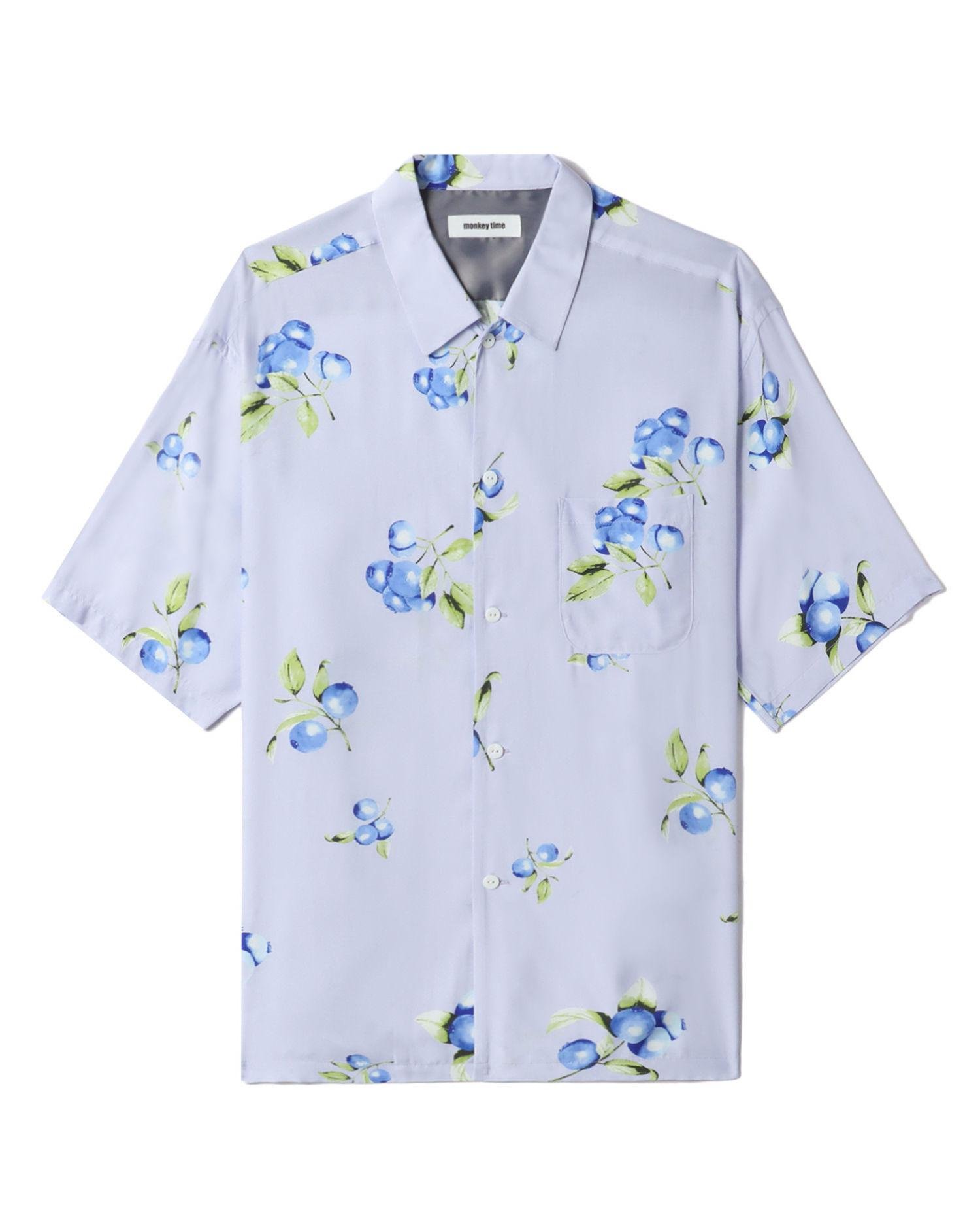 Floral short sleeve shirt by BEAUTY&YOUTH MONKEY TIME