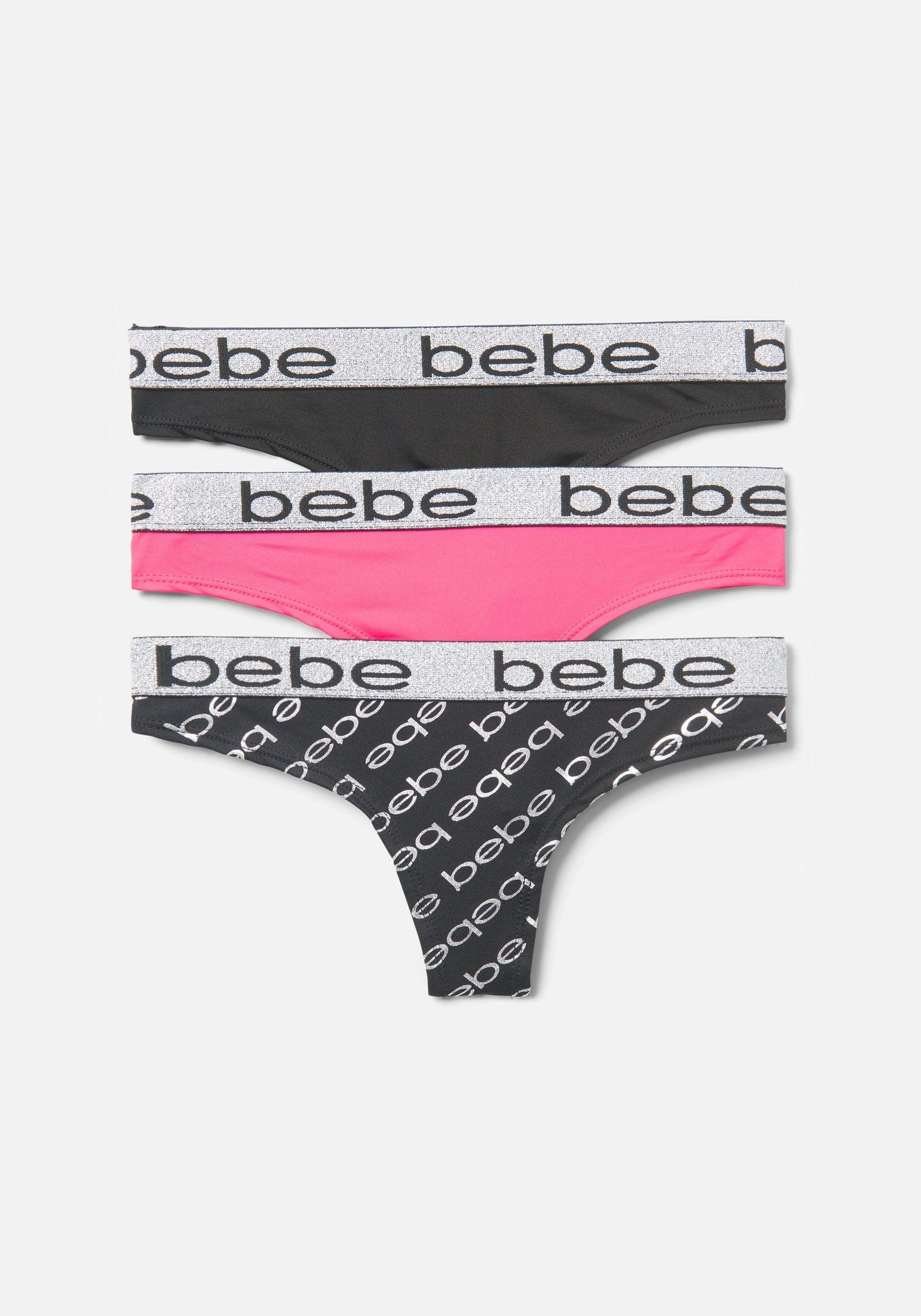 3 Piece Logo Panty Set by BEBE