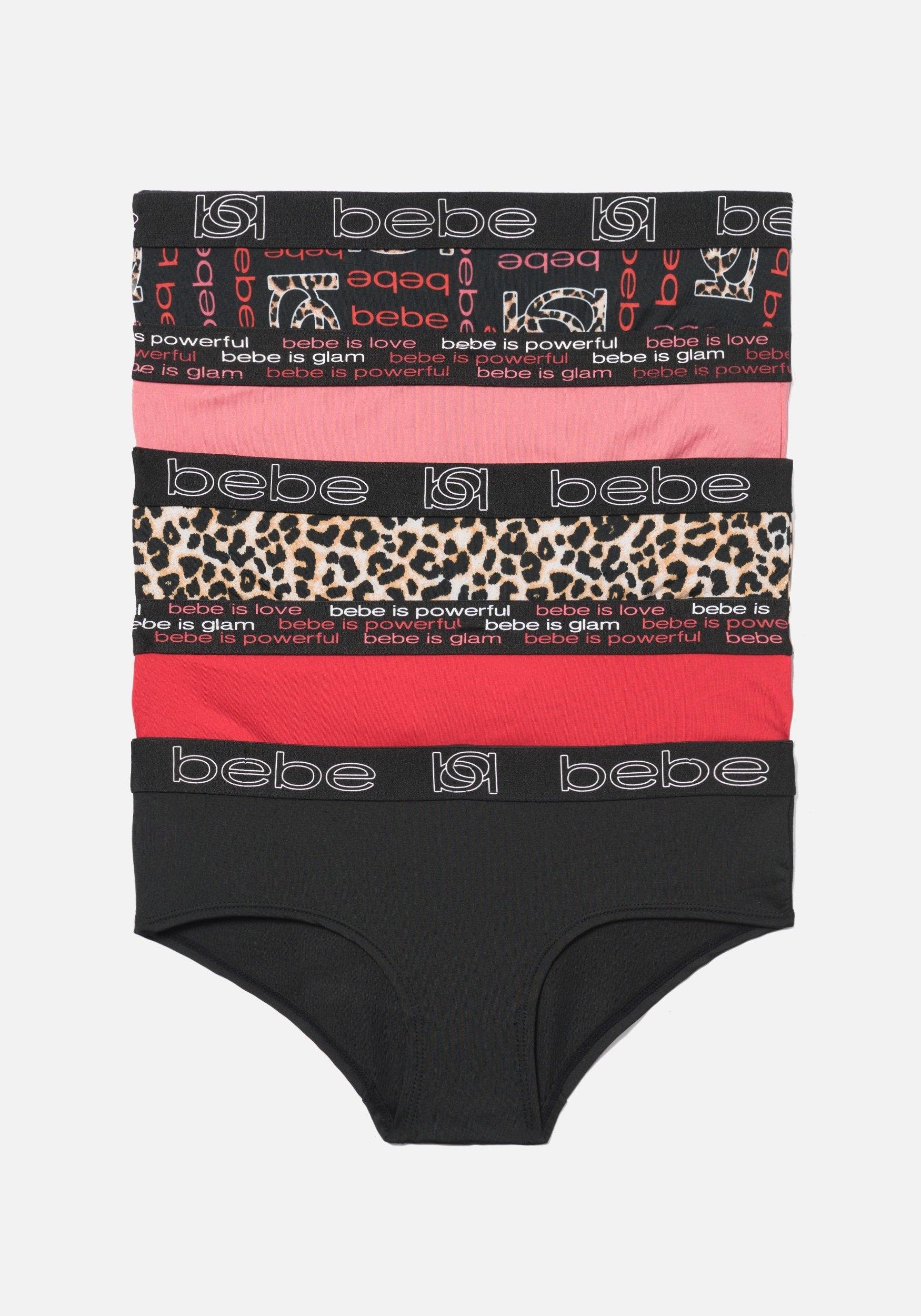 Bebe 5Pk Assorted Print Mirco Panty Set by BEBE